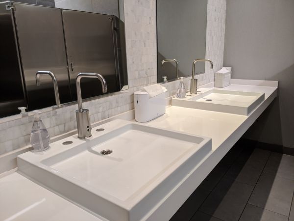 Office Bathroom Renovation in Asheville