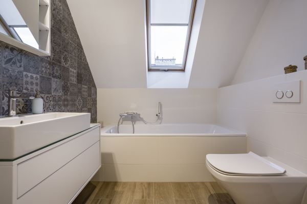 Attic Bathroom Construction in Asheville